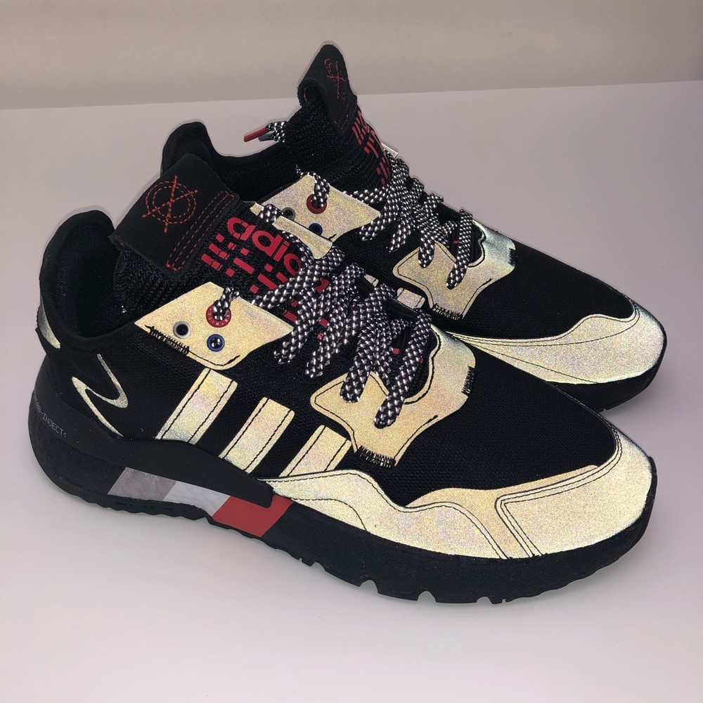 Adidas Nite jogger men’s size 10 black NWT